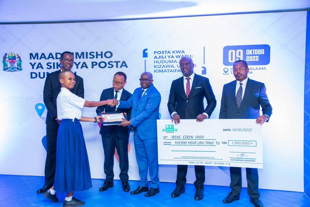 MSHINDI WA KWANZA WA SHINDANO LA KIMATAIFA LA UANDISHI WA BARUA