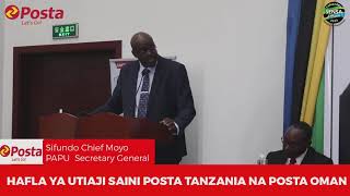 POST TANZANIA AND OMAN SIGN AGREEMENTS